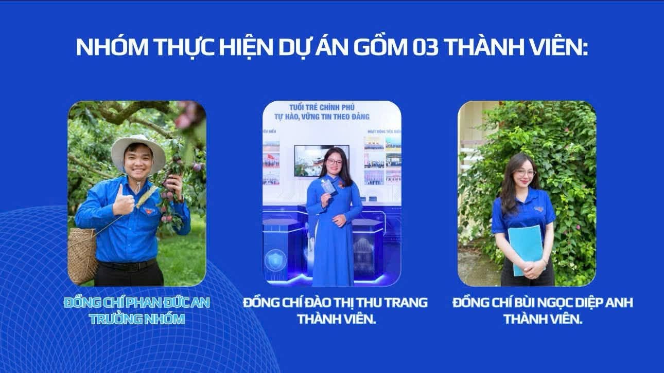 03 thành viên của nhóm